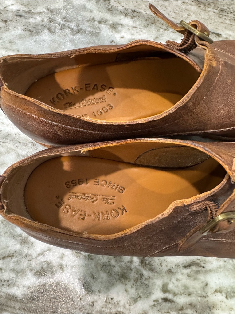 Kork -easy leather loafers shoes brown - Picture 10 of 12